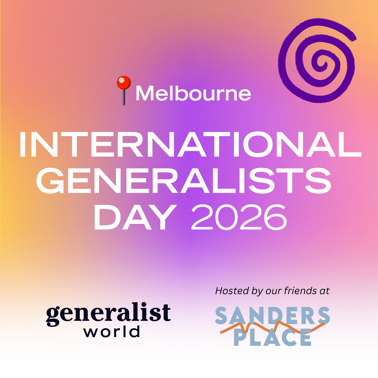 📍Melbourne - International Generalists Day!