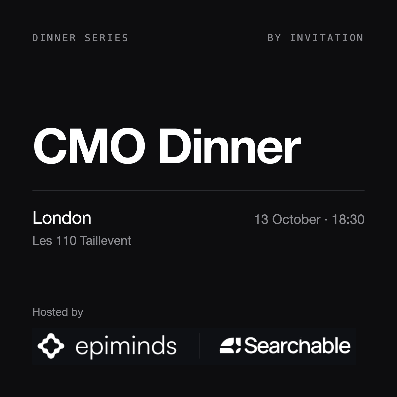 CMO Dinner