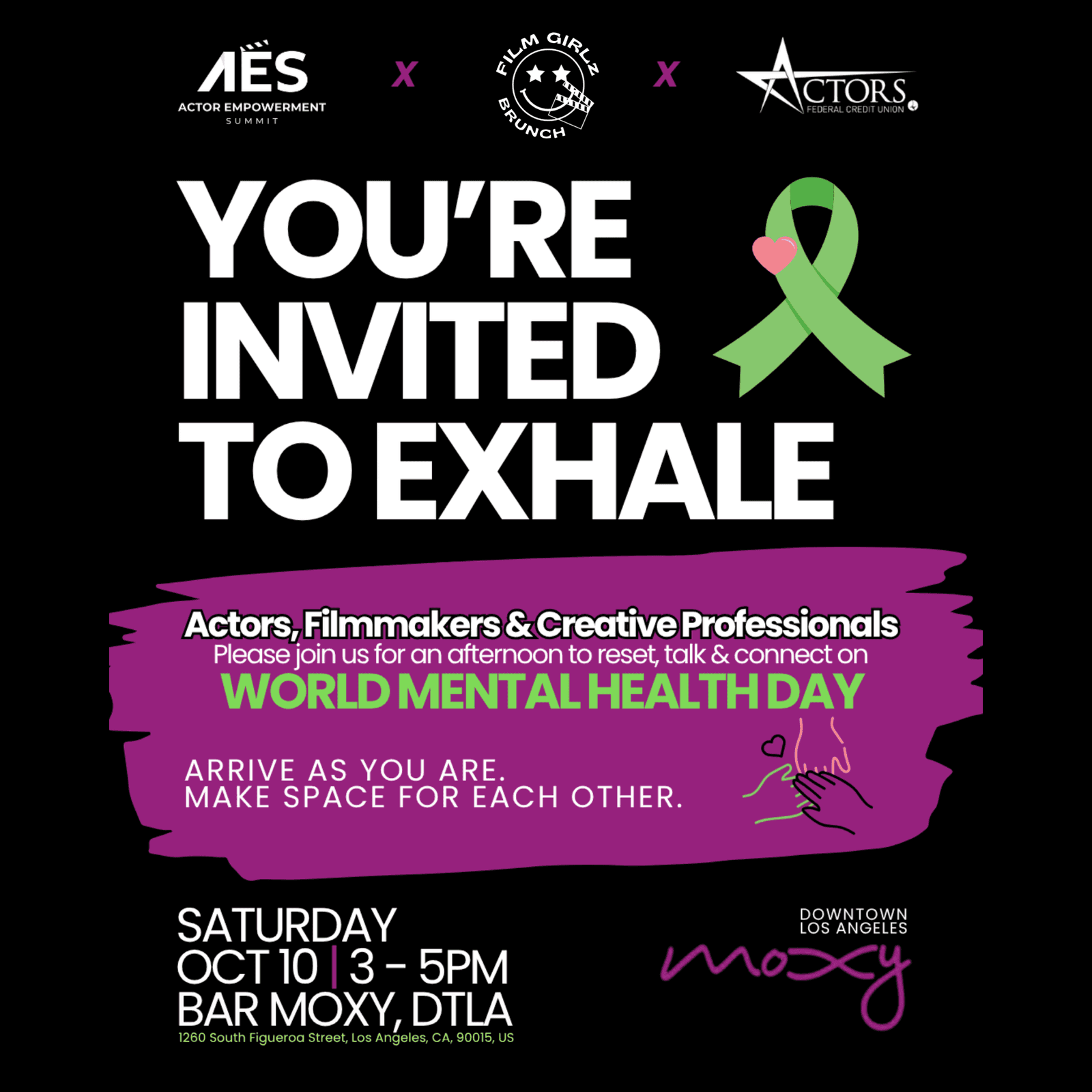 Exhale on World Mental Health Day