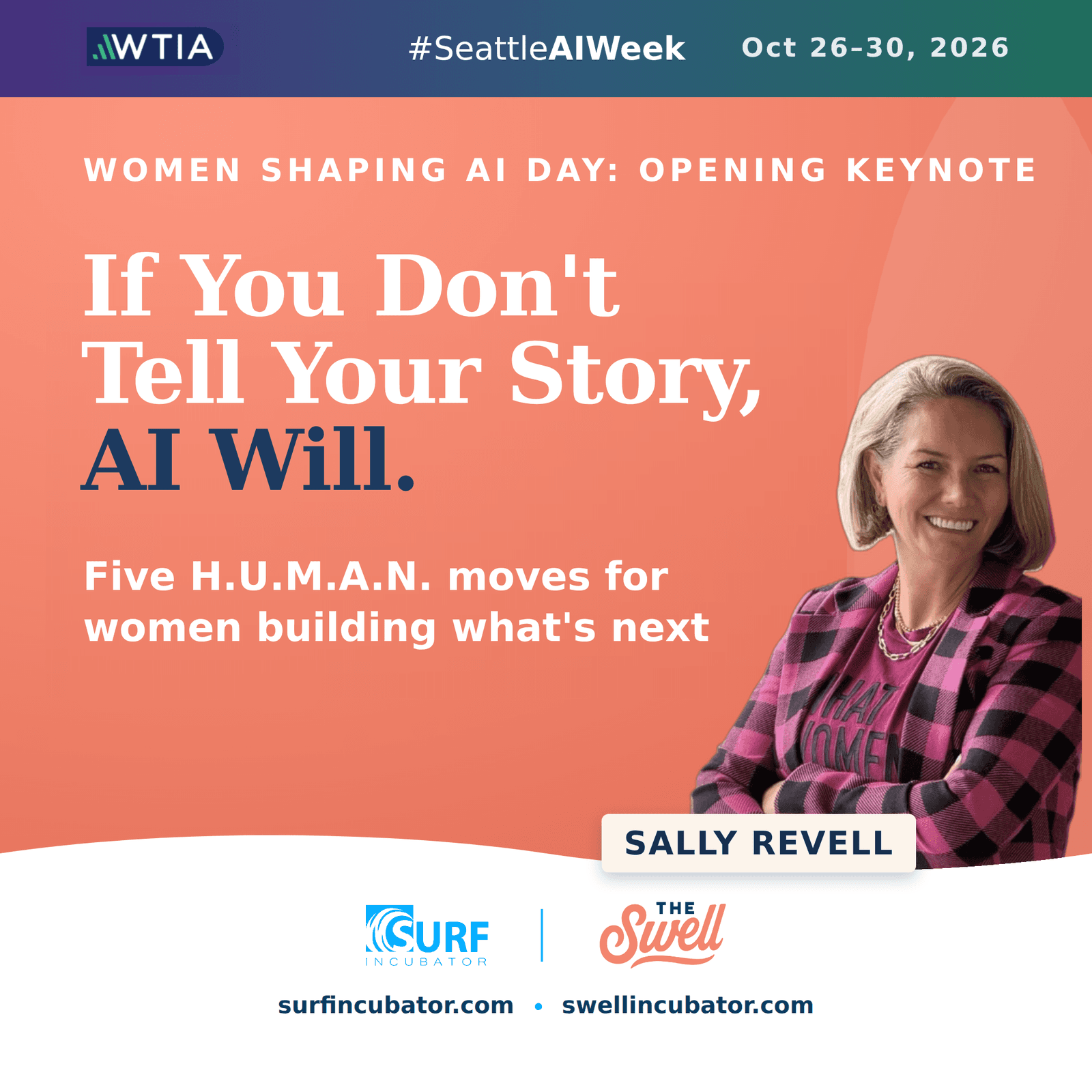 Women Shaping AI Keynote: If You Don't Tell Your Story, AI Will