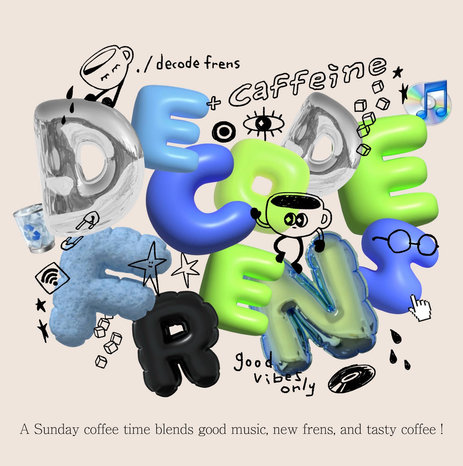 Decode Frens - Coffee Rave ( • ̫ - )⊃☕️