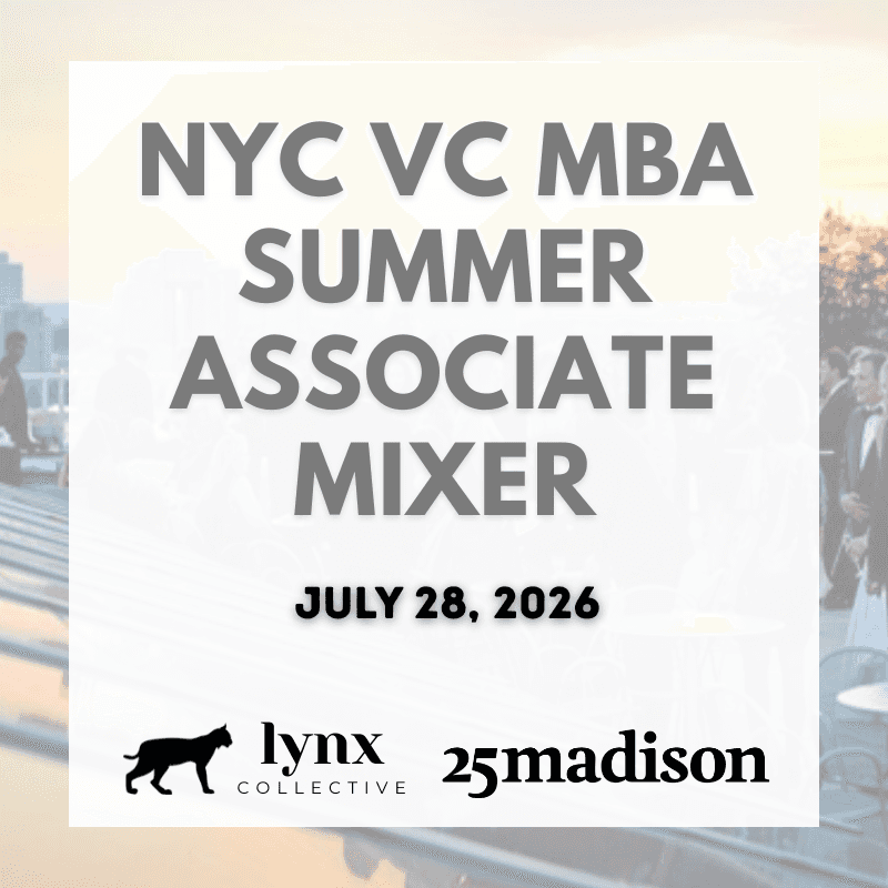NYC VC MBA Summer Associate Mixer