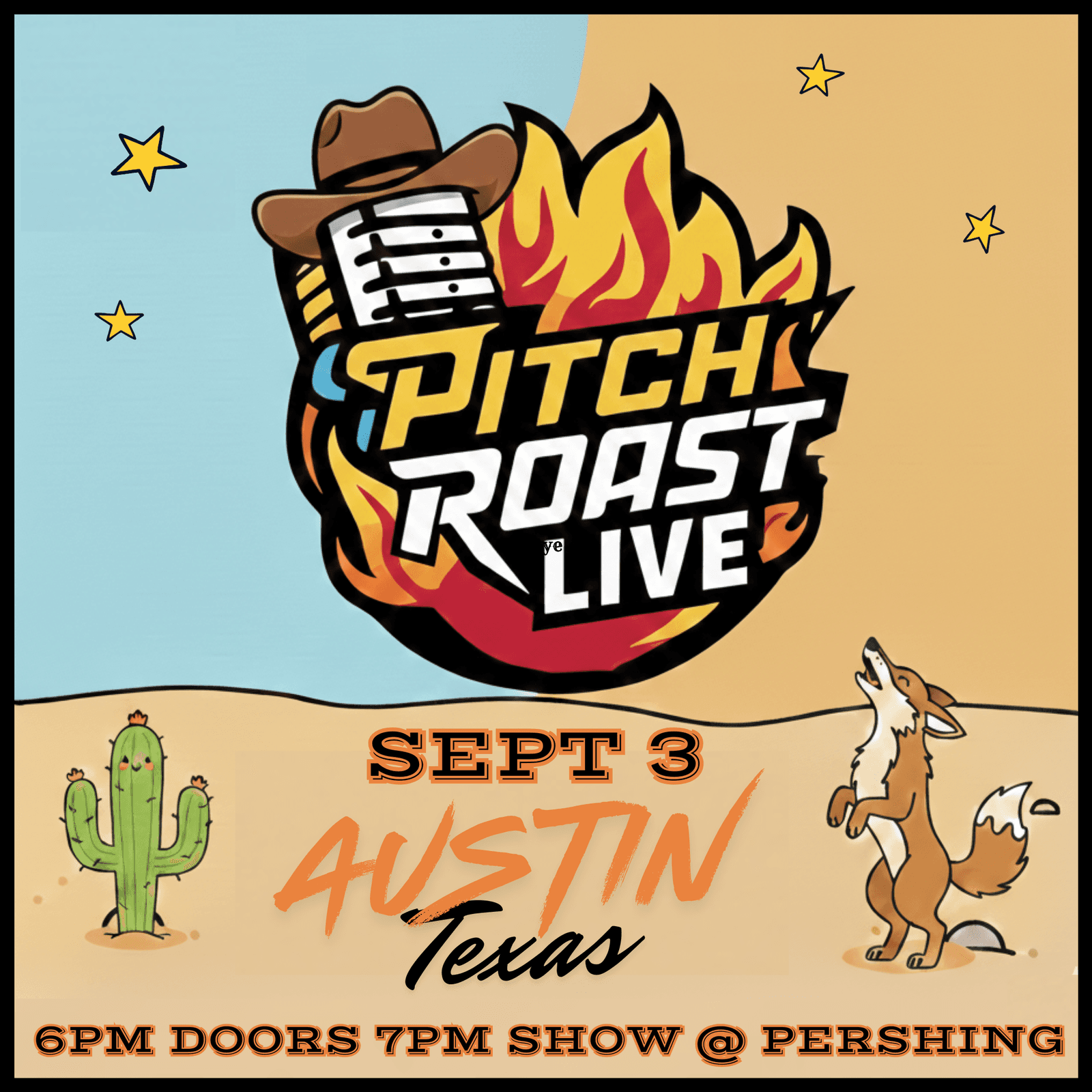 Pitch Roast Live Austin 🤠Sept 3