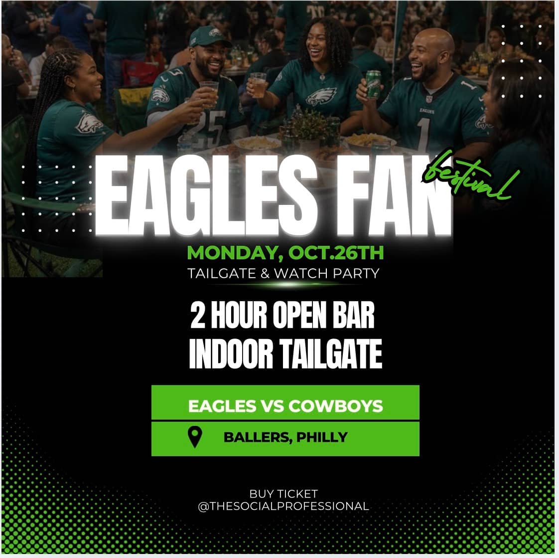 Eagles Fan Festival (Indoor Tailgate & Watch Party)