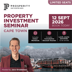 Be Prosperous - Property Investment Seminar - Cape Town (Full Day) - 12 September 2026