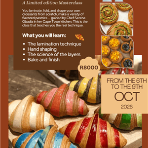 LAMINATED ART–PASTRY A Limited Edition Masterclass