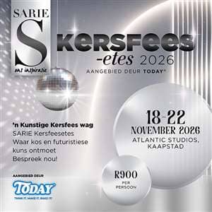 SARIE Kersfeesetes 2026 aangebied deur Today
