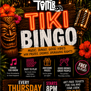 Tiki Bingo: FREE Things to do on Thursday in Cape Town Bree Street