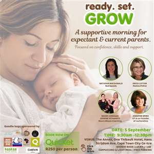 Ready, Set, Grow: A Supportive Morning for Expectant & Current Parents, focused on confidence, skills, and support