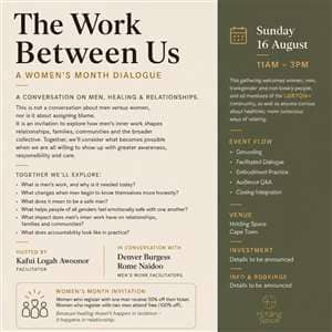 The work between us