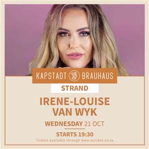 Irene-Louise van Wyk live by Kapstadt Brauhaus Strand