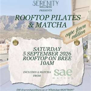 Rooftop Pilates and Matcha