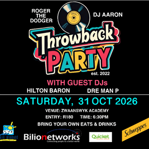 Throwback Party 31 October 2026