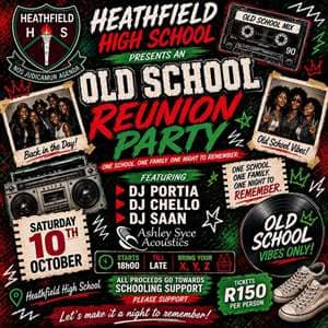 Heathfield High Old School Party Reunion