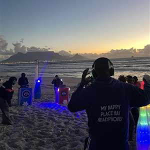 Silent Disco Blouberg beach