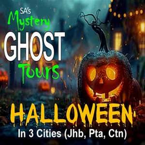 Mystery Ghost Tour CAPE TOWN - HALLOWEEN - 31 October 2026 - R 449 PER PERSON (7pm - 11pm)
