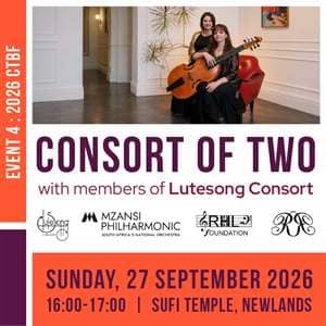 Consort of Two (2026 Cape Town Baroque Festival - EVENT 4)