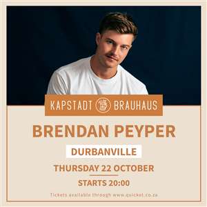 Brendan Peyper live by Kapstadt Brauhaus Durbanville