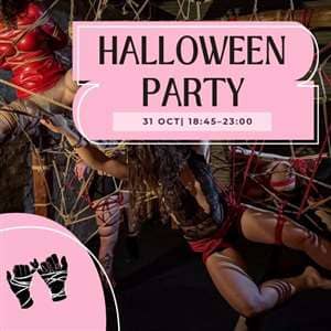 Shibari Rope Class to Jam | Halloween Party | Beginner friendly
