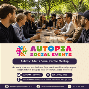 Autistic Adults Social Coffee Meetup - Southern Suburbs