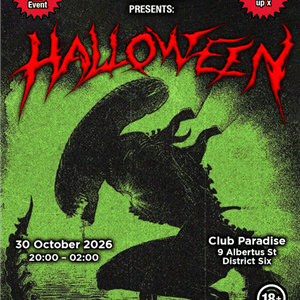 Prime Presents Halloween - CPT - Club Paradise - 30 October 2026