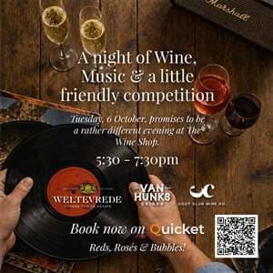 A NIGHT OF WINE, MUSIC & A LITTLE FRIENDLY COMPETITION