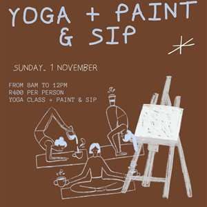 Yoga + Paint & Sip
