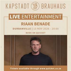 Riaan Benade live by Kapstadt Brauhaus Durbanville