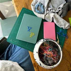How To Cross Stitch a Journal