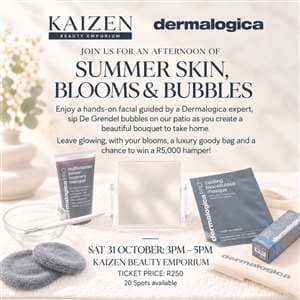 Kaizen × Dermalogica Summer Skin, Blooms & Bubbles