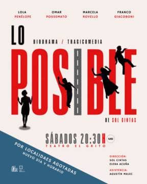 LO POSIBLE, biodrama tragicomedia