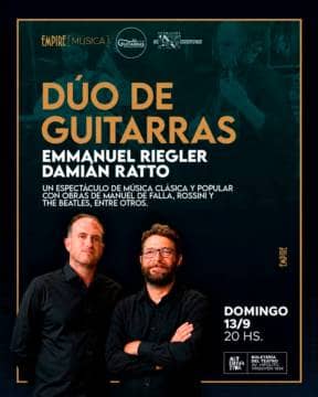 Dúo de guitarras Emmanuel Riegler - Damián Ratto