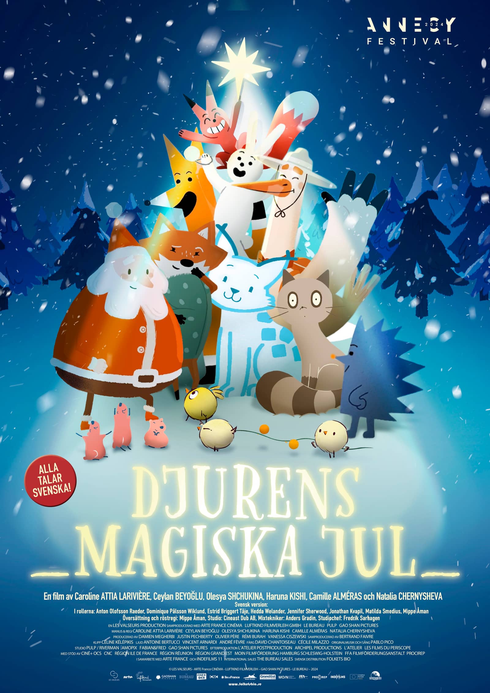 Knattebio: Djurens magiska jul