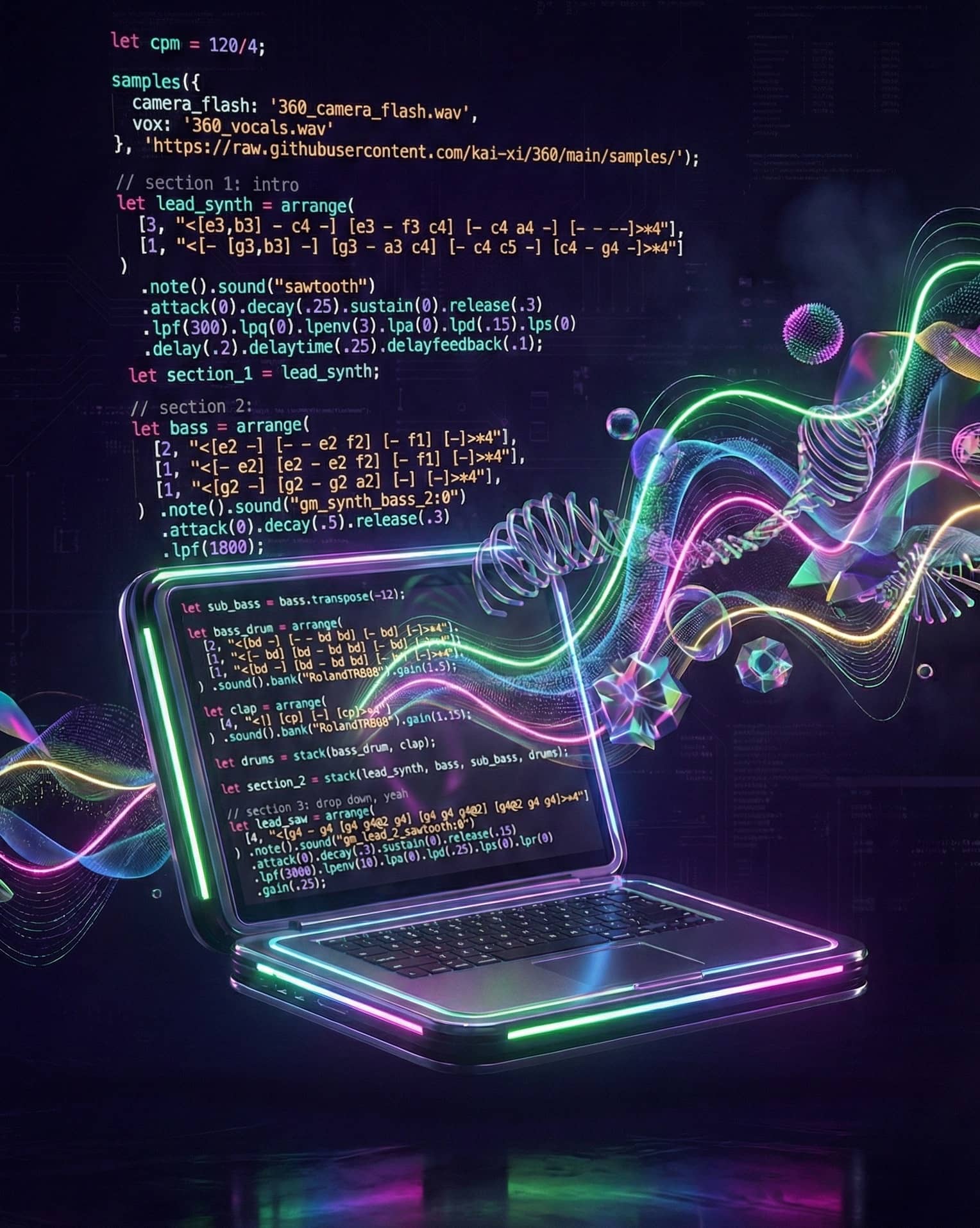 Musikprogrammering: Live coding med Strudel.cc