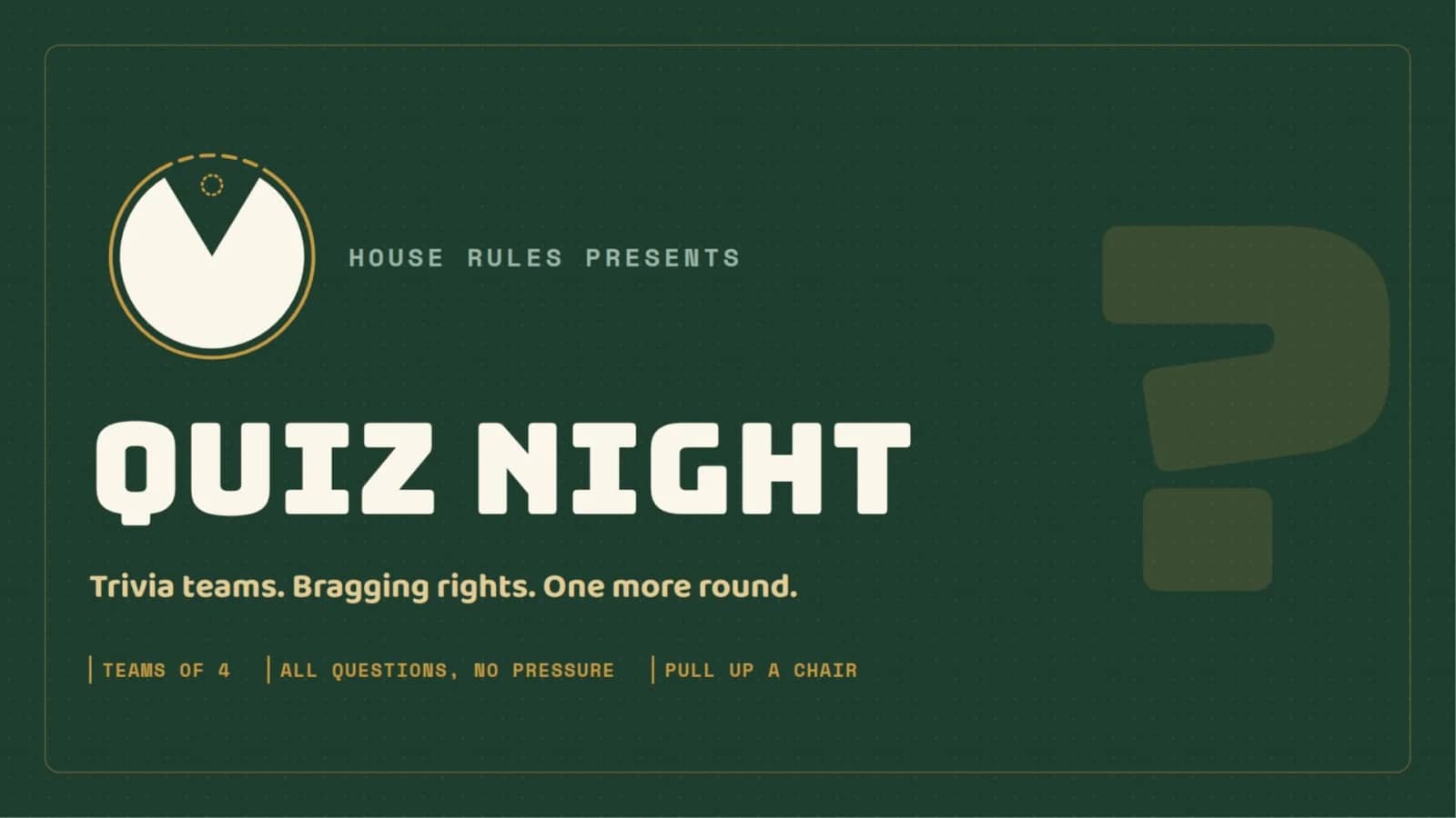 The Smart Table - Quiz Night