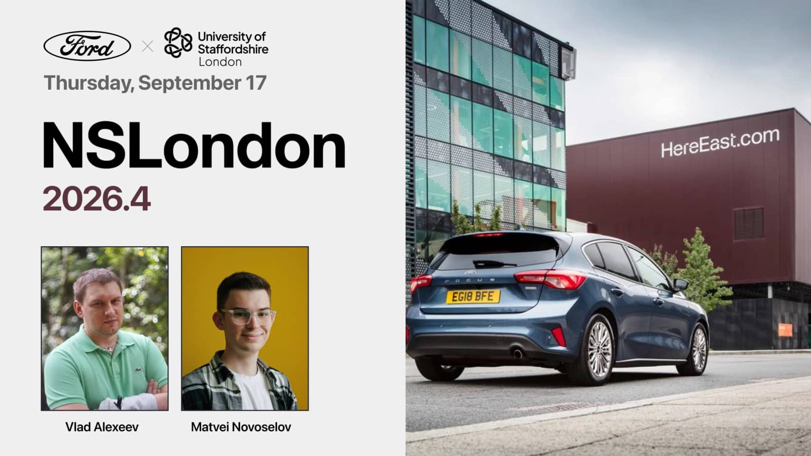 NSLondon 2026.4 at Ford × University of Staffordshire London