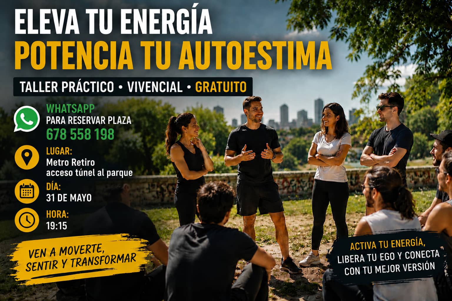 ELEVA TU ENERGÍA Y AUTOCONFIANZA CON EJERCICIOS EFICACES☀️😀