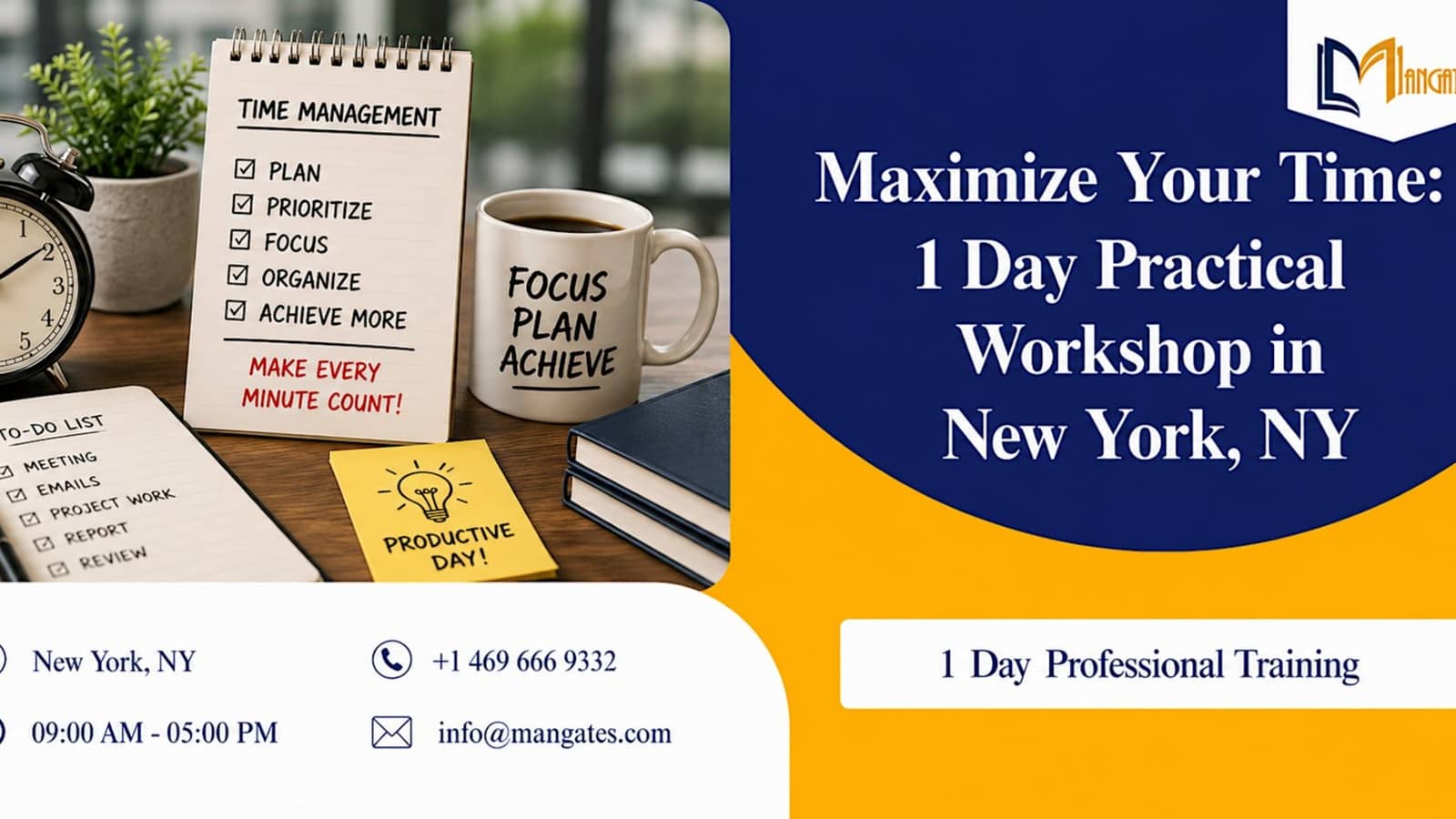 Maximize Your Time: 1 Day Practical Workshop in Chicago, IL