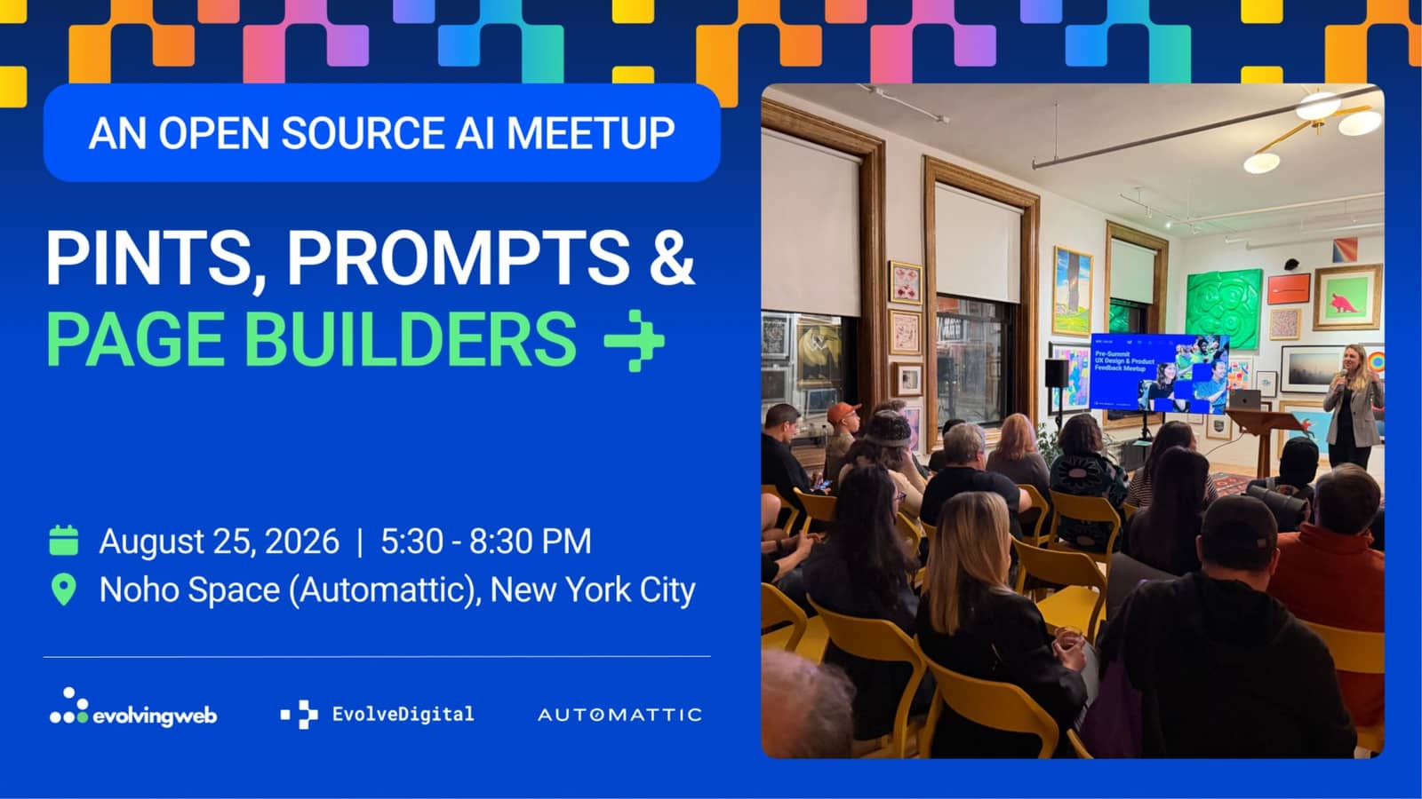 Pints, Prompts & Page Builders - An Open Source AI Meetup