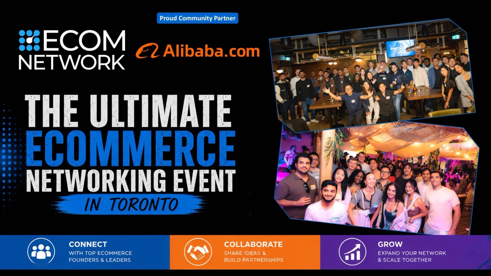 Toronto’s Largest Ecommerce Networking Mixer – Entrepreneurs Social ✨