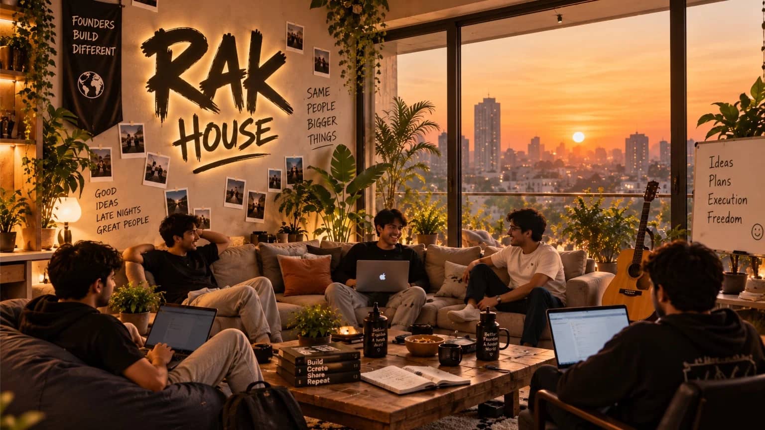 RAK House Dinner — Would You Live With 6 Other Founders for a Year?