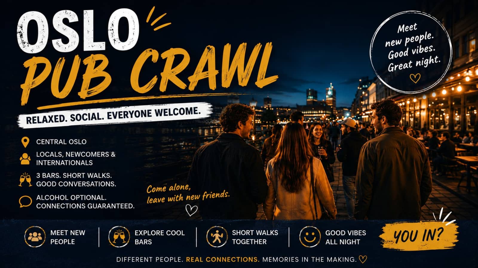 Room for More Friday pub crawl: Connect with people