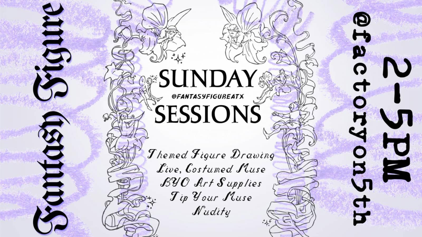 Themed, Nude Model Figure Drawing Sessions
