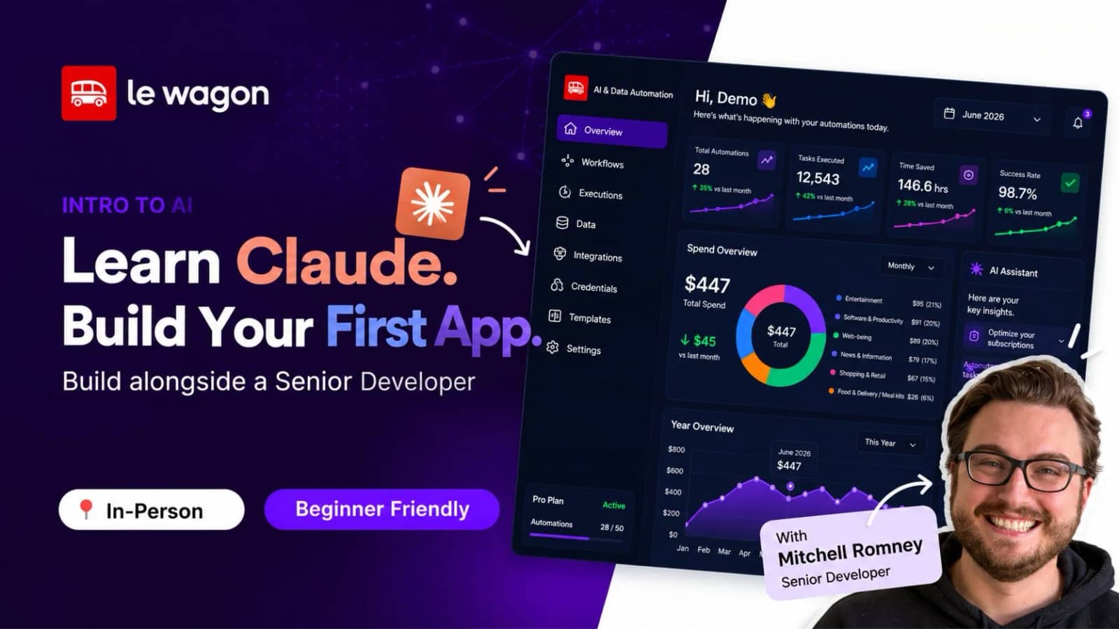 Learn to use Claude with a Senior Developer and Build your App