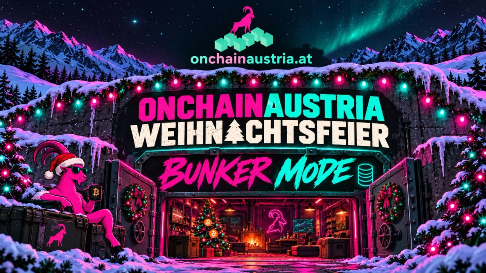 🎄 onchainaustria.at Weihnachtsfeier 2026 – BUNKER MODE 🔐