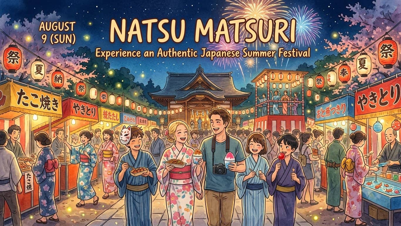 🏮🎆 NATSU MATSURI 🌙 Experience an Authentic Japanese Summer Festival