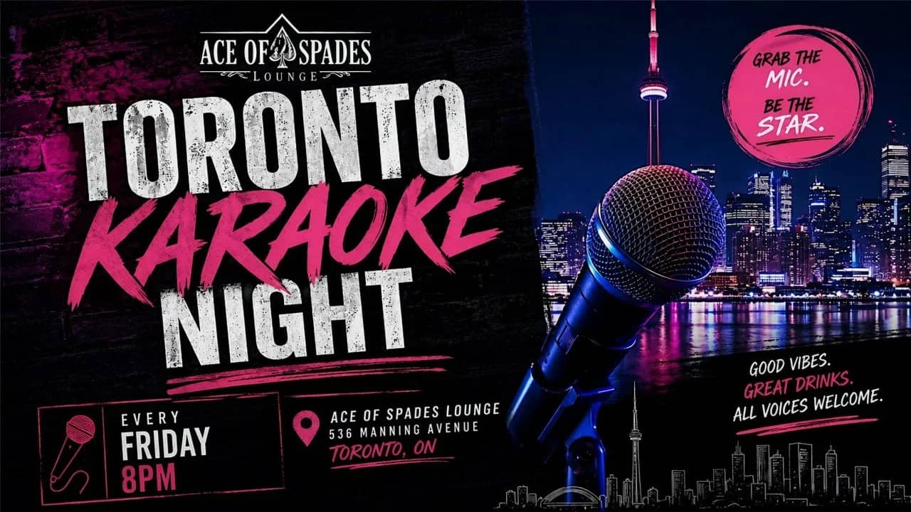 Karaoke Fridays at Ace of Spades Lounge
