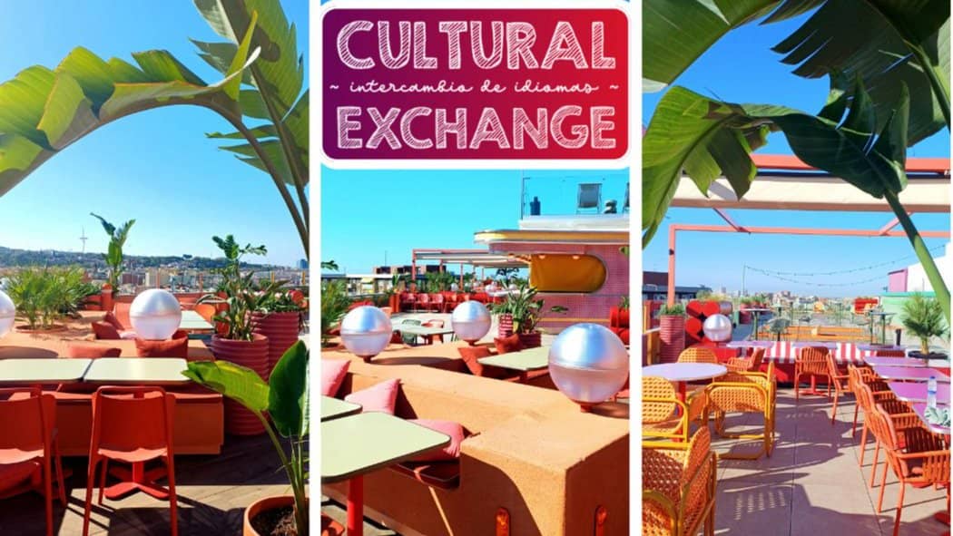Rooftop Language Exchange 🍹🌎💬