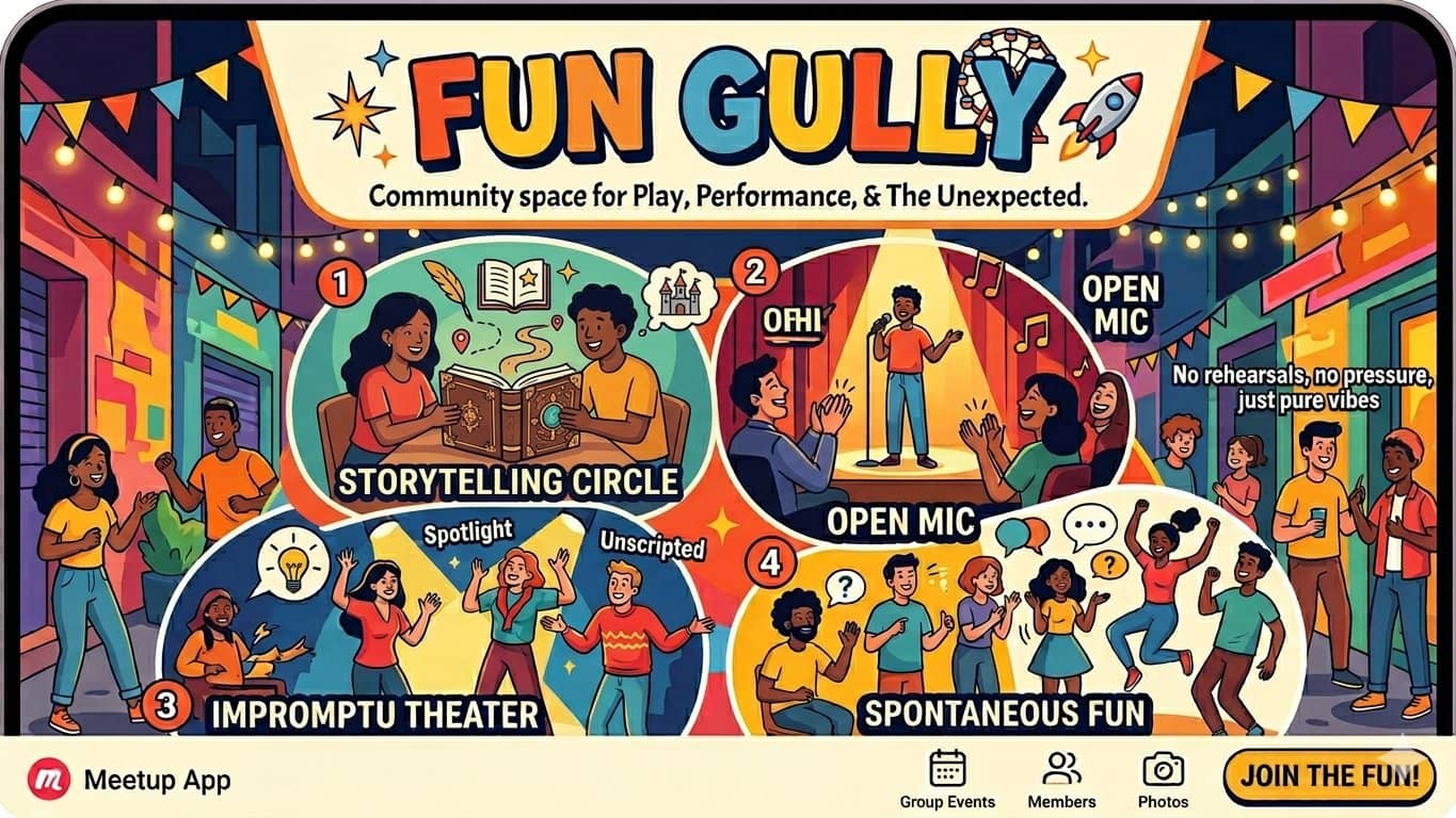 🎤 FUN Gully Open Mic Night