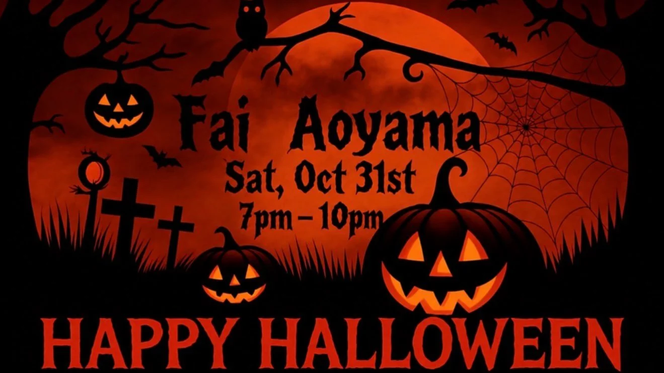 🎃 👻 Halloween Party with Pumpkin Pie and Halloween Treats (Fai Aoyama) 🎃